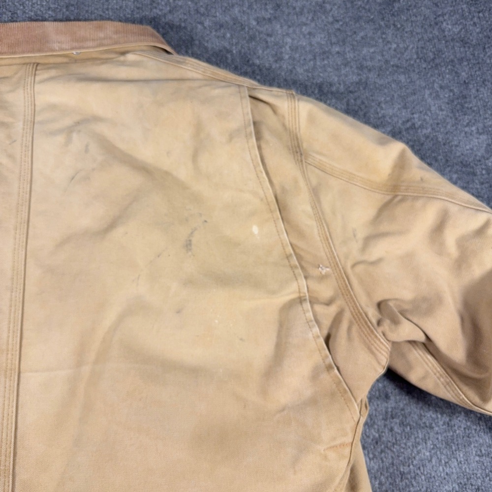 Vintage 90s Carhartt J02 Arctic Jacket Quilt Lined Union Made Detroit Large - Picture 16 of 16